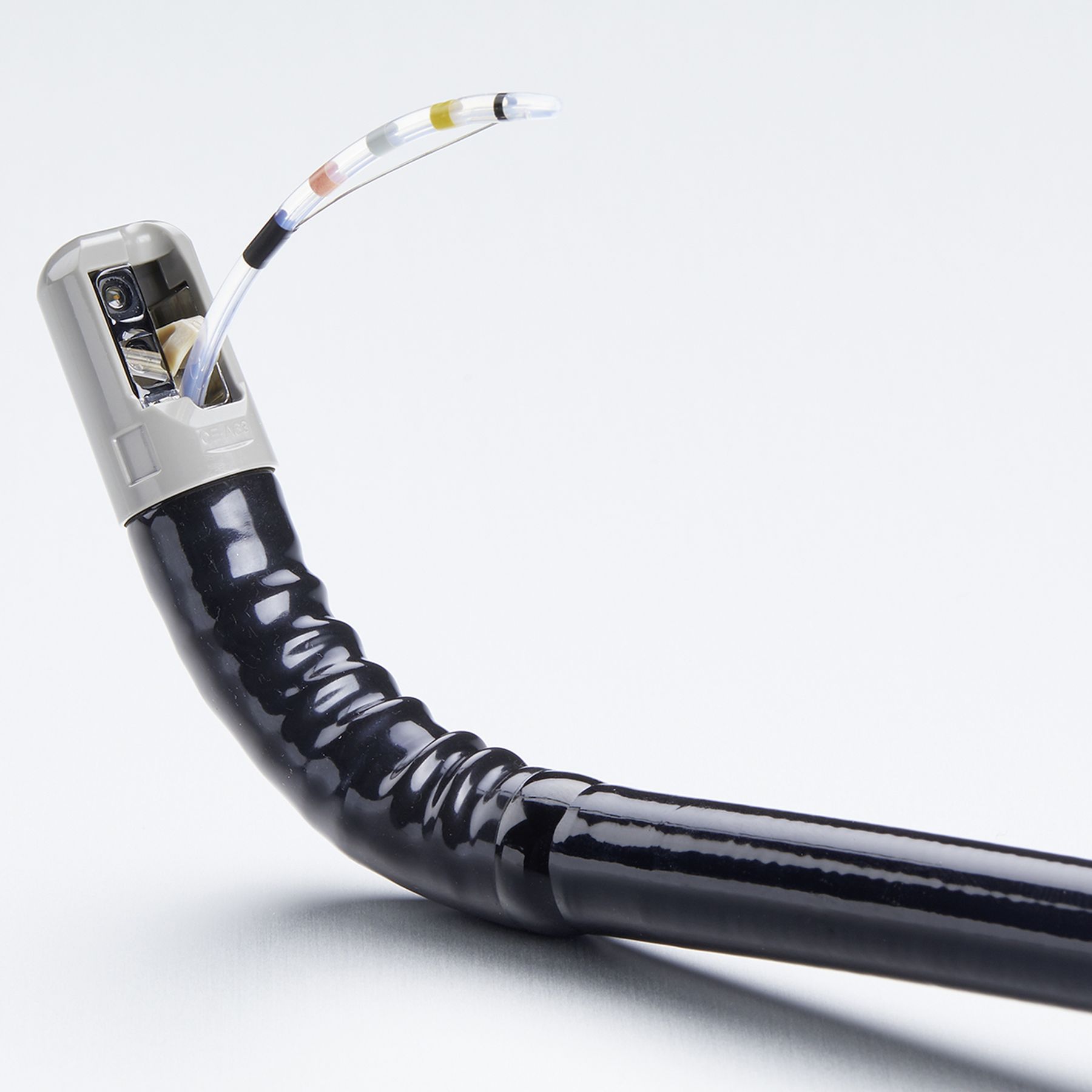 image of a close up of distal end of the duodenoscope